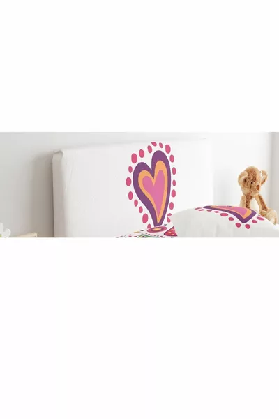 Чехол для основы с разноцветными сердечками