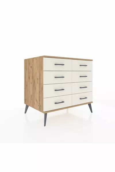 Kronos Ladekast 8 Laden Den-Hout/Marmer