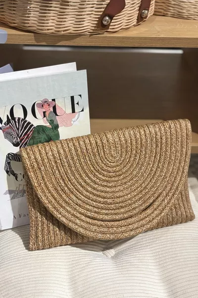 El Geçirme Detaylı Zarf Portföy Clutch Çanta