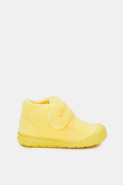 Color Comfortable Fit Unisex Preschool Yellow Slippers