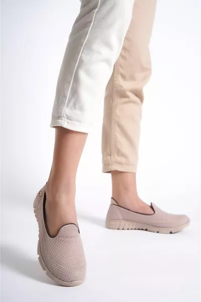 Chaussures de marche pour femmes Ballerines orthopédiques en mousse à mémoire