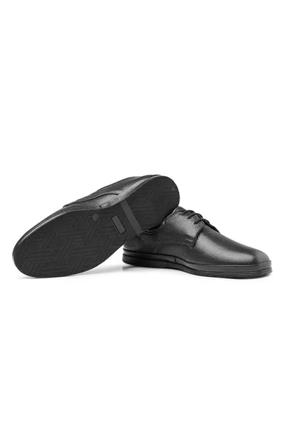 حذاء أوتروم الجلد الحقيقي المريح الطبي للرجال، حذاء الأب، الحذاء الطبي