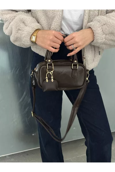 حقيبة يد وكتف نسائية من بوني موديل مع هدية شَارْم قهوة مُرّة