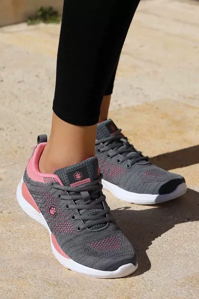 حذاء رياضي نسائي يومي وولكي B-7 -1K رمادي