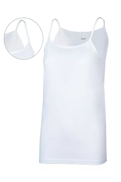 6-Pack Women's % Cotton Spaghetti Strap Tank Top