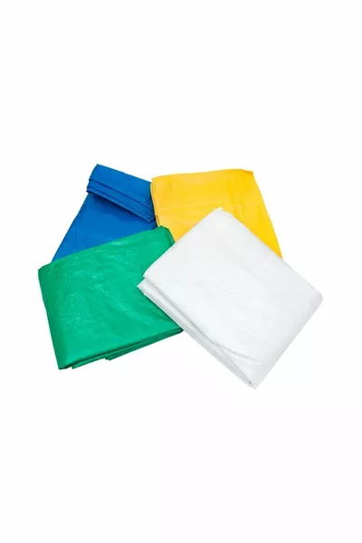 قماش مشمع أبيض مقاس العمل غ