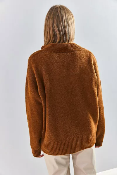 Women's V-Neck Knit Sweater