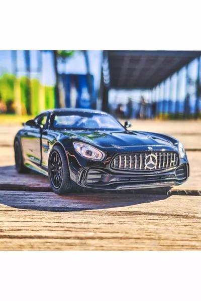 مجموعة سيارات AMG GTR سيارة معدنية فاخرة باللون الأسود