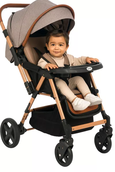 عربة أطفال عصرية قابلة للاستخدام في اتجاهين