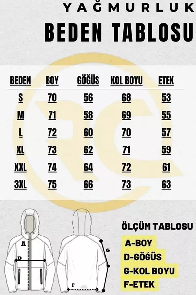 معطف مطر رجالي أسود مبطن بغطاء للرأس وجيوب - سترة مقاومة للرياح