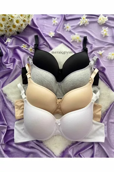 Padded Underwire Bra Set of 4