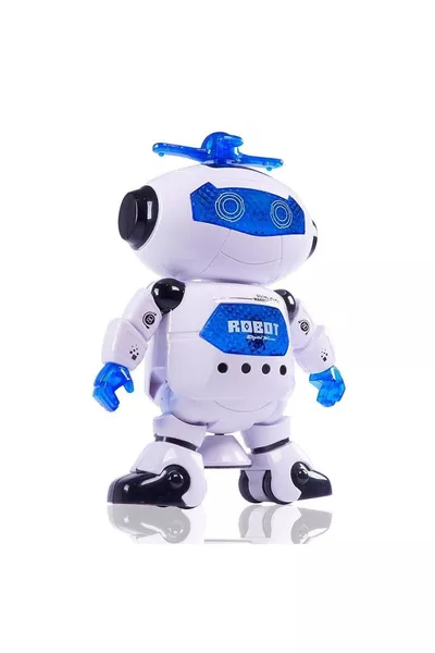 Jouet robot dansant avec hélice, musique, sons et lumières pour enfants de 3 ans et plus, oui CN 1 pièce, non