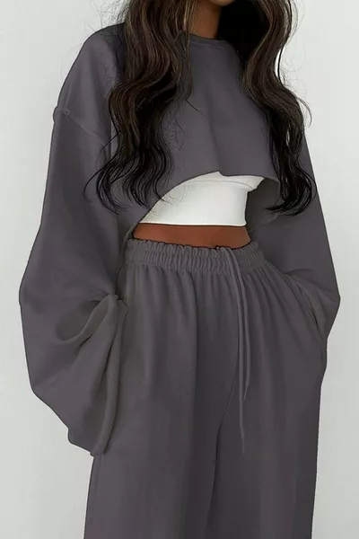 Cannes Petrol Crop Tracksuit