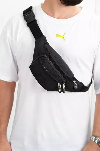 Yuppy Club Unisex Knittertasche mit Querträgern für Taille, Schulter und Sport