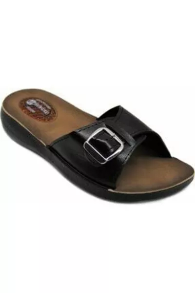 Women's Special Gel Insole Slippers for Black Heel Spur 