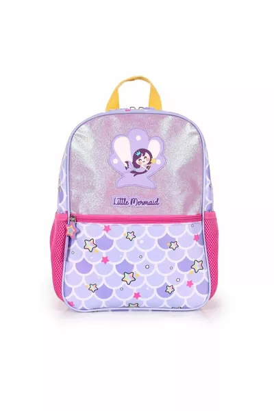 حقيبة ظهر أطفال Milk&Moo لامعة على شكل حورية البحر