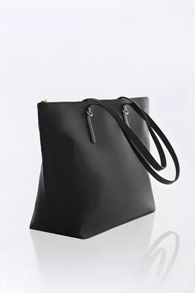 حقيبة يد وكتف نسائية سوداء مضادة للماء