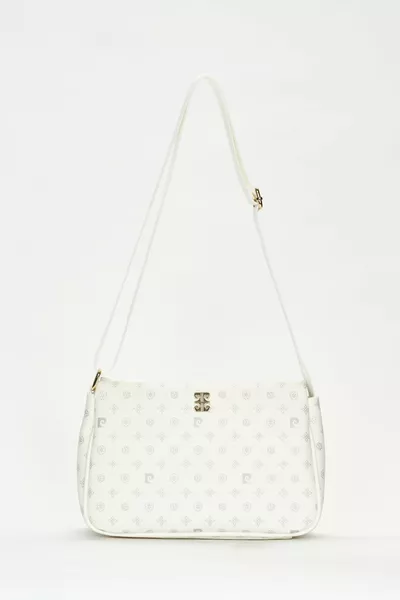 White Monogram Women's Shoulder Bag 