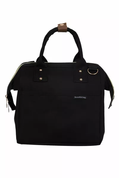 Sac thermique étanche isolé thermiquement Boîte à lunch de transport d’aliments Noir