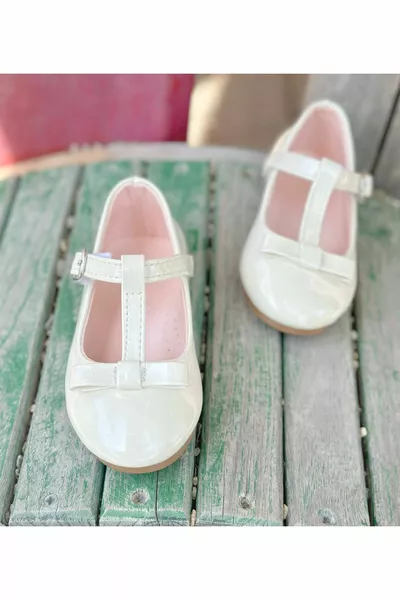 Ballerines orthopédiques pour enfants avec nœud détaillé