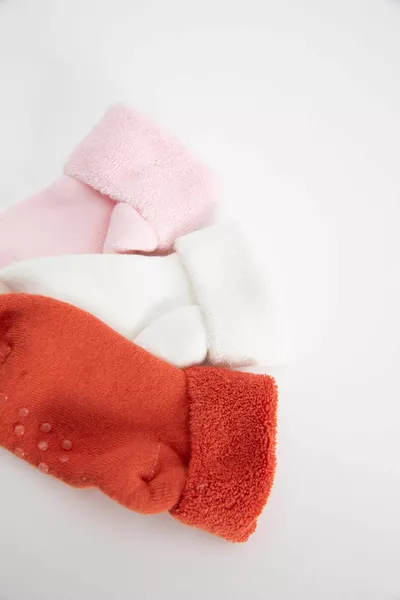 Baby Mädchen Rutschfeste Sohle 3 Stück Baumwolle Frottee Socken ns
