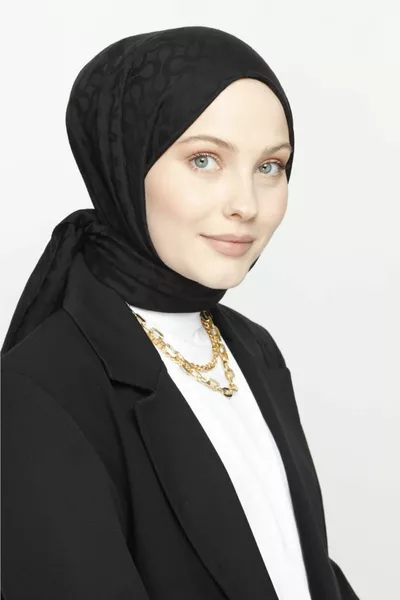 شال نمط بلوم الأسود