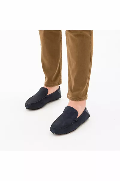 أحذية سائق جلد طبيعي للرجال   Erk Ayk 