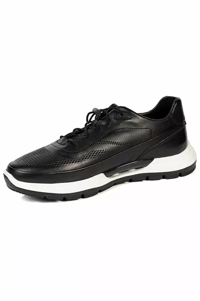  Mr Herren Freizeitschuhe Schwarz