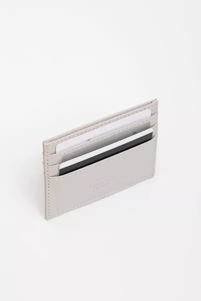 رمادي  للجنسين فو الجلود سوبر سليم نموذج ورقة المال المقصورة بطاقة الائتمان وحامل بطاقة العمل حامل بطاقة C