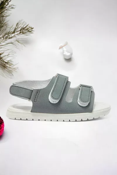 Velcro Double Strap Unisex Kinder Sandalen