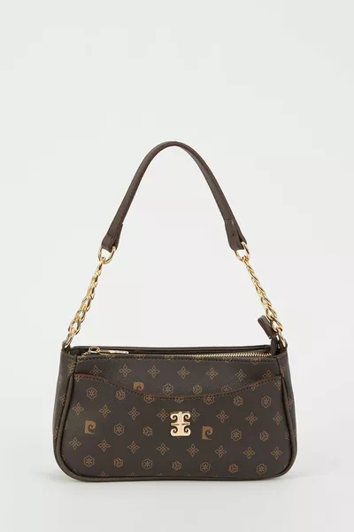 حقيبة كتف نسائية بالقهوة 