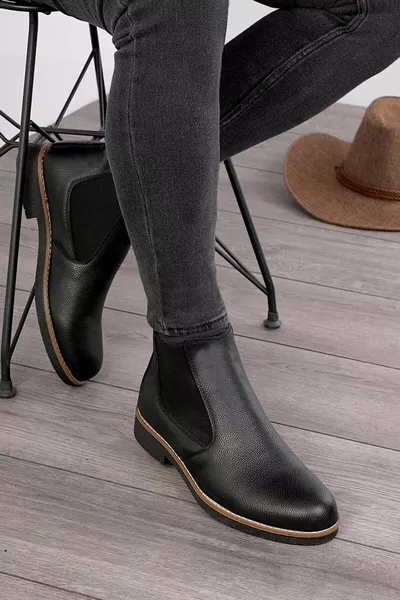 Stivaletti Chelsea Unisex Prodotto Garantito Nero