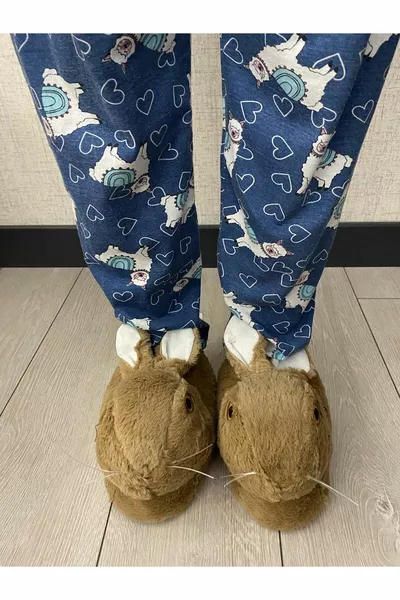 الشتاء أرنب الرقم لينة أفخم البيت أحذية باندوف