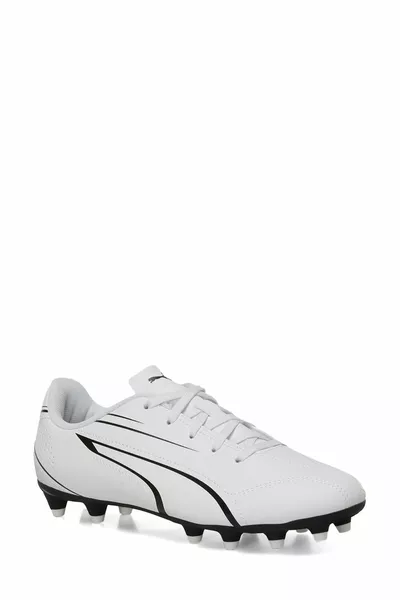 VITORIA FG/AG Jr White Unisex Football Boots
