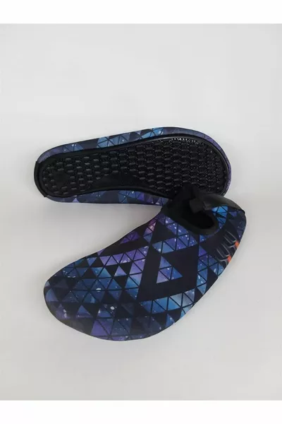 Chaussures de mer pour hommes imprimées à motif triangulaire