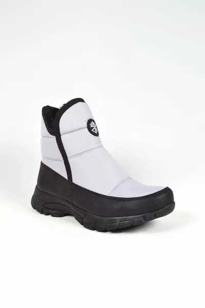 buzFiX Wasserdichte Damen Schneestiefel mit Reißverschluss Innenfell