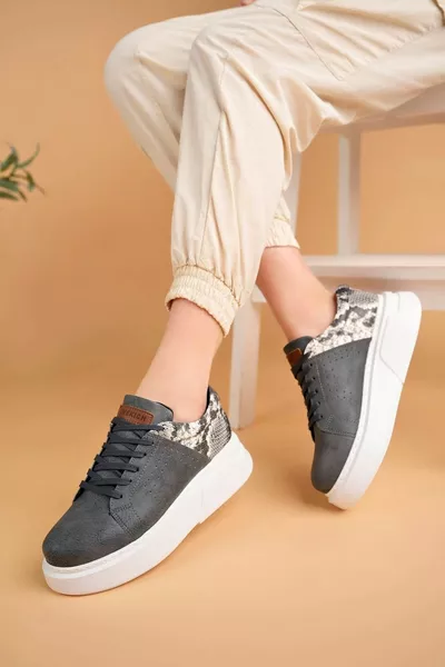 Cbt Sauerbergg أنثراسايت أحذية نسائية