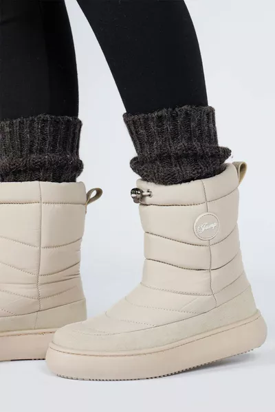  Imperméable à l’eau antidérapant semelle Beige filles bottes de neige