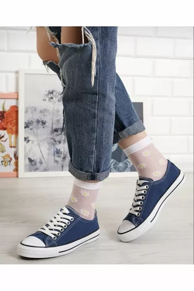 Unisex Cnv Denim Blauwe Sneakers