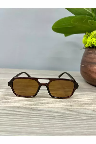 Unisex Glamour Sunglasses Brown