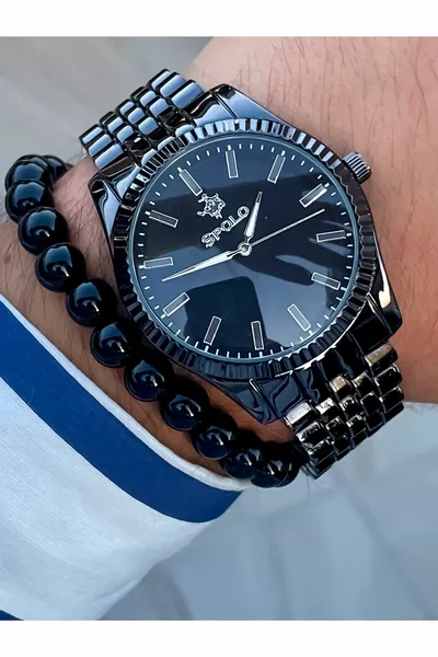 Zilveren Kleur Speciaal Ontwerp Stijlvol Model Heren Polshorloge Armband Met Cadeau