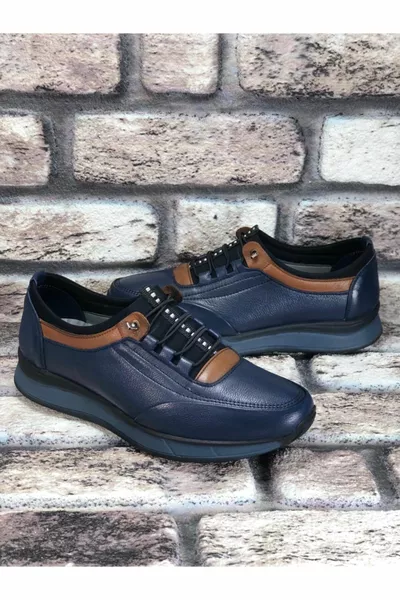 Chaussures orthopédiques complètes en cuir véritable pour hommes