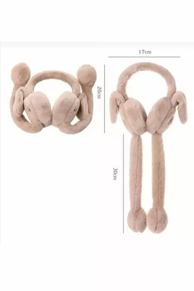 Плюшевые анимированные наушники с кроликом в стандартной комплектации