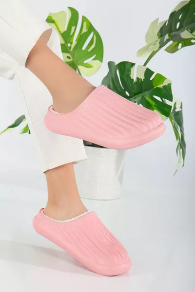 نعال منزل للجنسين مع الصوف داخل نعل الفالون