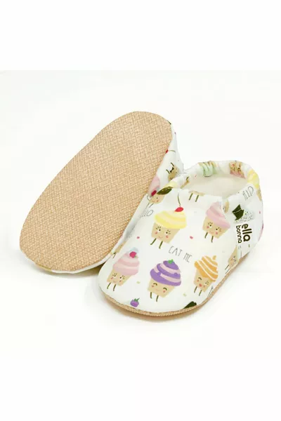 Non-Slip Sole Cupcake Baby Booties, House Boots Slippers Daycare Shoes Panduf