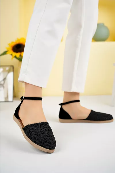 Вязаный трикотаж Maneby Летние женские босоножки