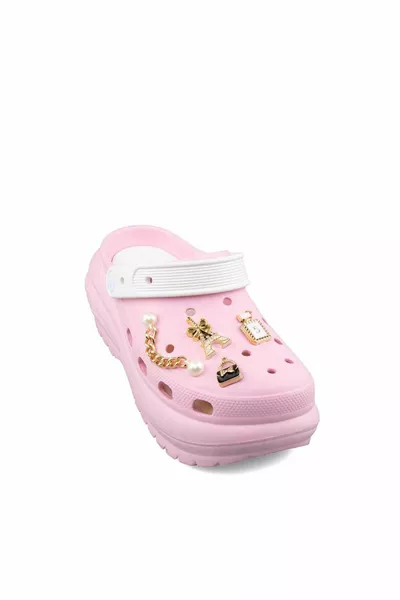  Pink Women's Stone Slippers