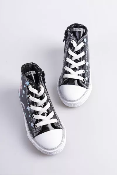 Nuova Stagione Nero Elsa Caviglia Ragazze Scarpe, Ortopedico Ragazze Scarpe Casual  Illuminato