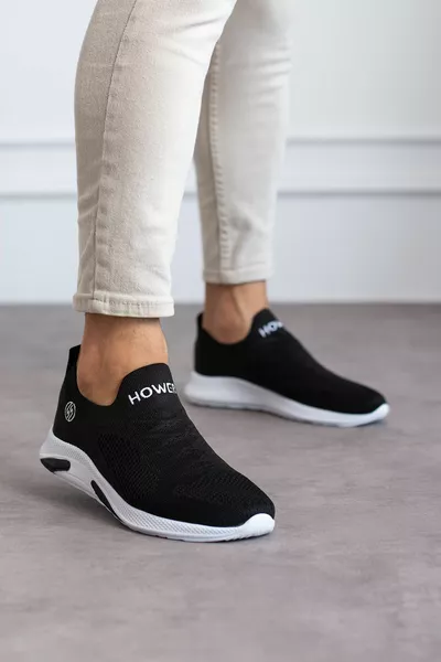  Черни дишащи Eva White Подметка Удобни мъжки маратонки против изпотяване