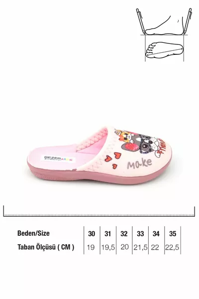 Домашни чехли за зимни момичета